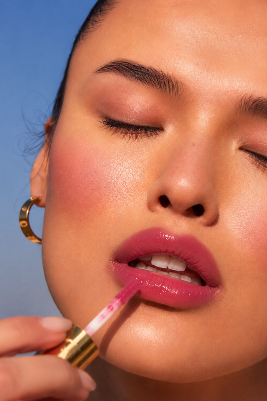 Lip oil labios y mejillas