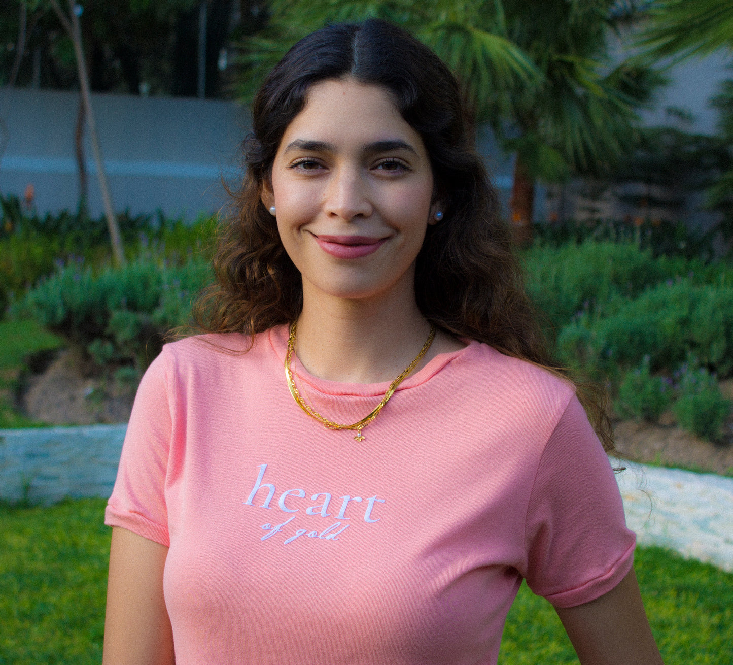 Blusa Algodón salmón
