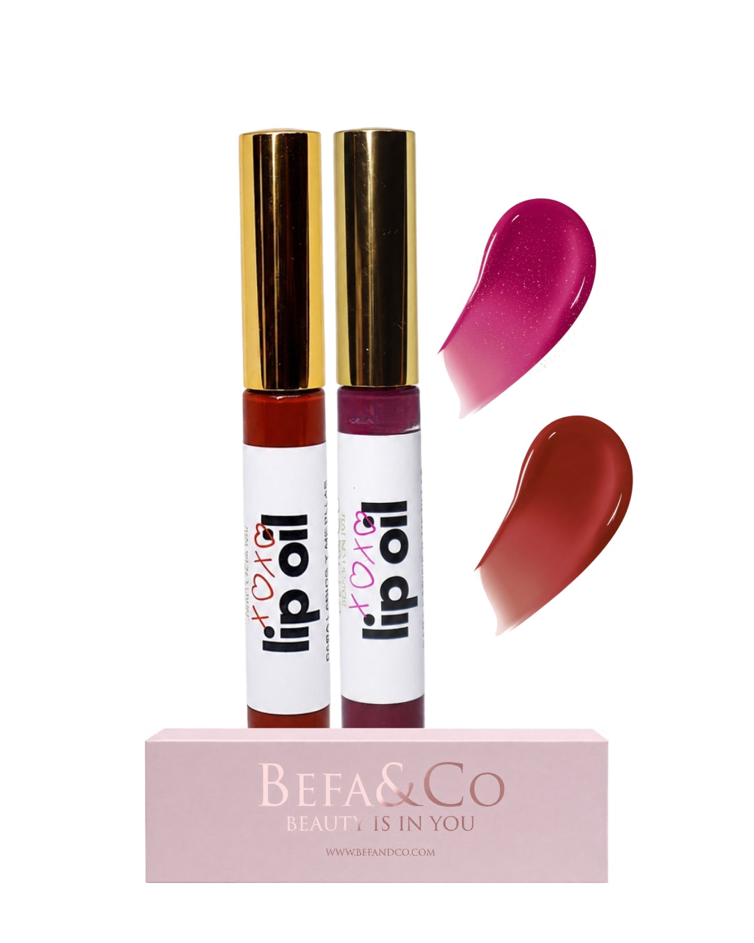 Lip oil labios y mejillas