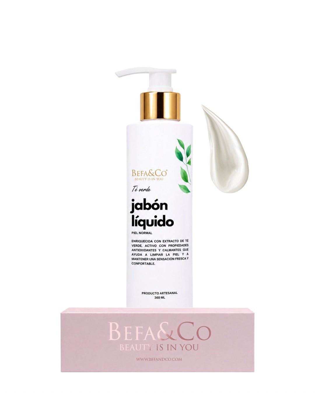 Jabón líquido té verde