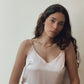 Blusa rose satinada