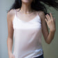 Blusa rose satinada